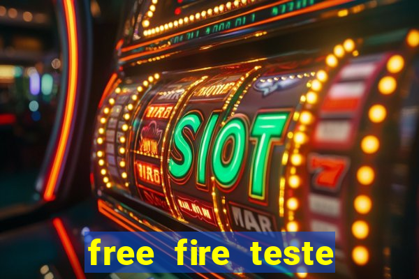 free fire teste grátis jogar agora